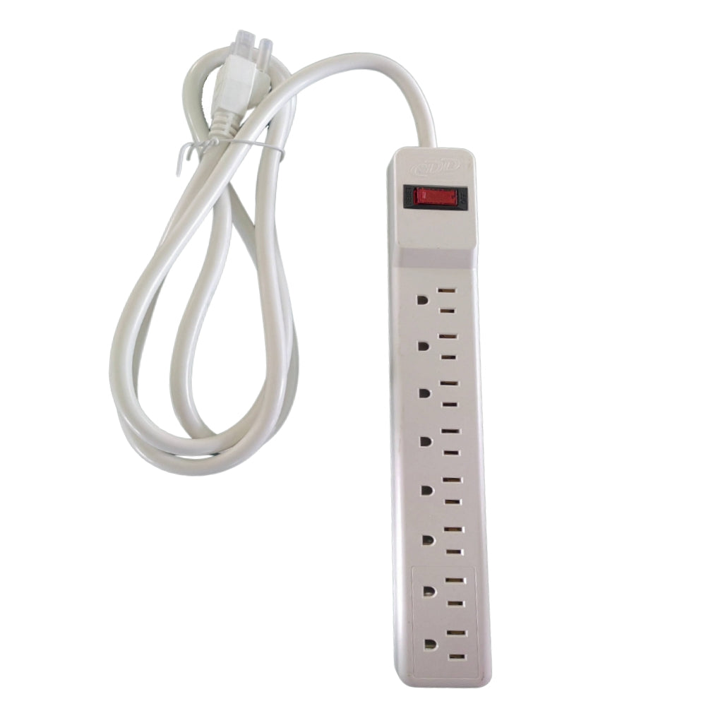 CDD 8 Outlet Power Strip, 14AWG/3C, cETL Certified, 6 Ft Cord