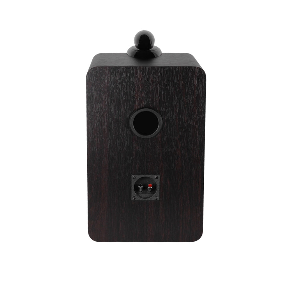 CDD Bookshelf Speakers 8-Inch Bass Driver, 300 Watts, 3-Way Crossover, Wood, Cherry (Pair)