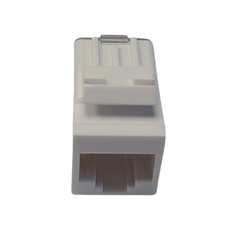 CDD Cat6 Tool-Less RJ45 Keystone Internet Jack. White