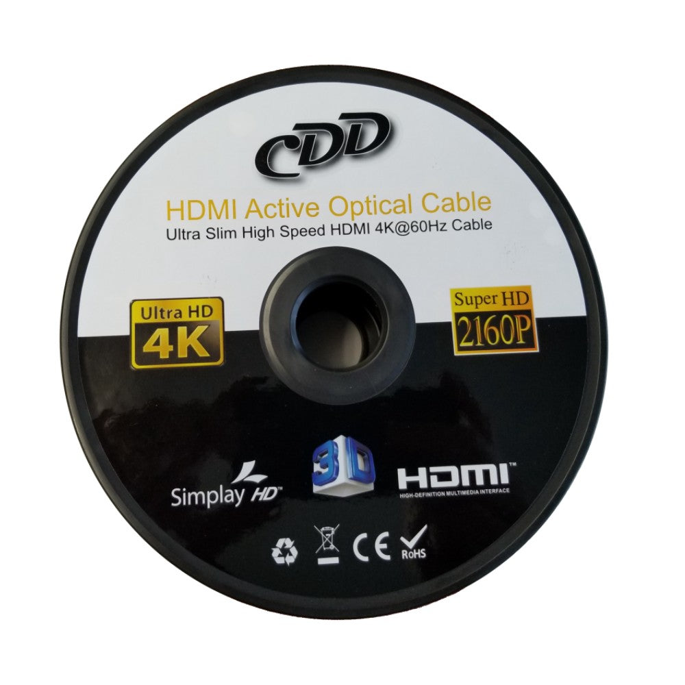 CDD High Speed HDMI 2.0 Active Optical Cable, 80 Ft - 21st Century Entertainment Inc.