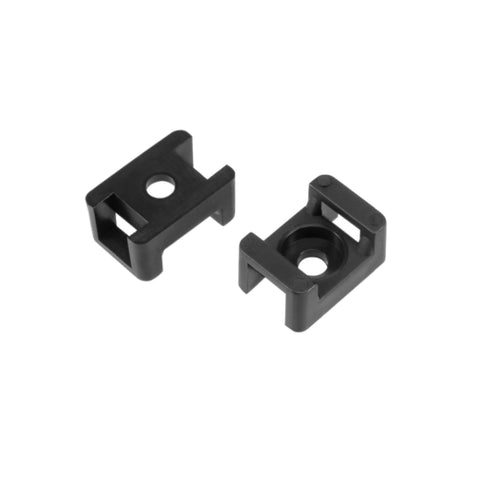 CDD Dual Coaxial RG6 Cable Clips with 1” Screw, 100 Per Bag