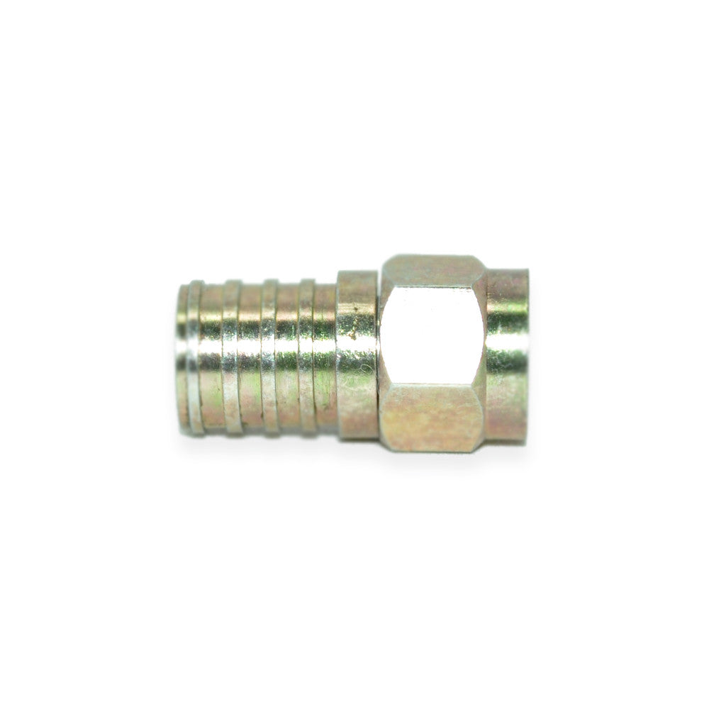 RG6 Crimp-On Connector c/w Silicone and O Ring, 100 per Pack