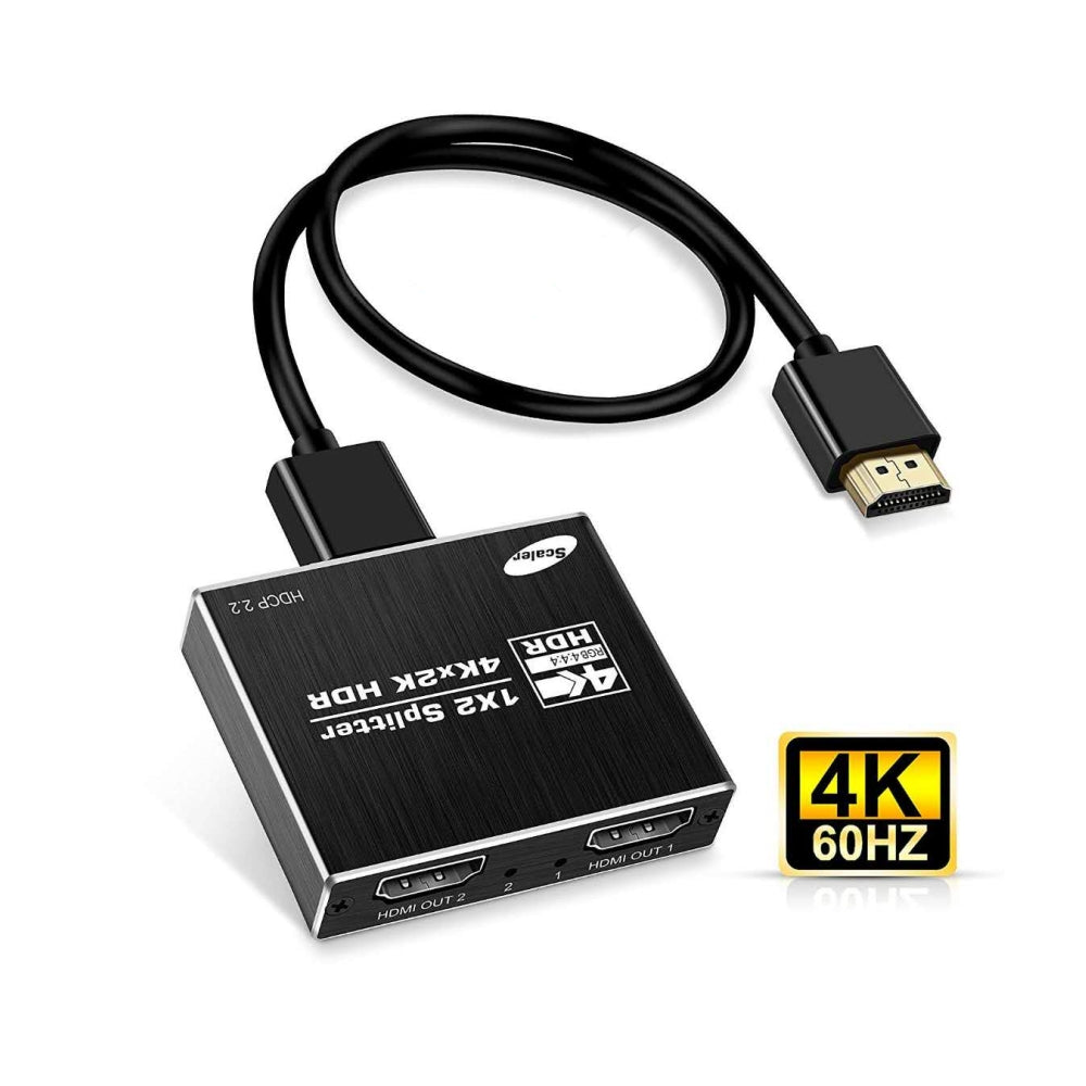 CDD HDMI Splitter, 1 Input / 2 Outputs, 3D, 4K x 2K@60Hz, HDCP 2.2, V2.0