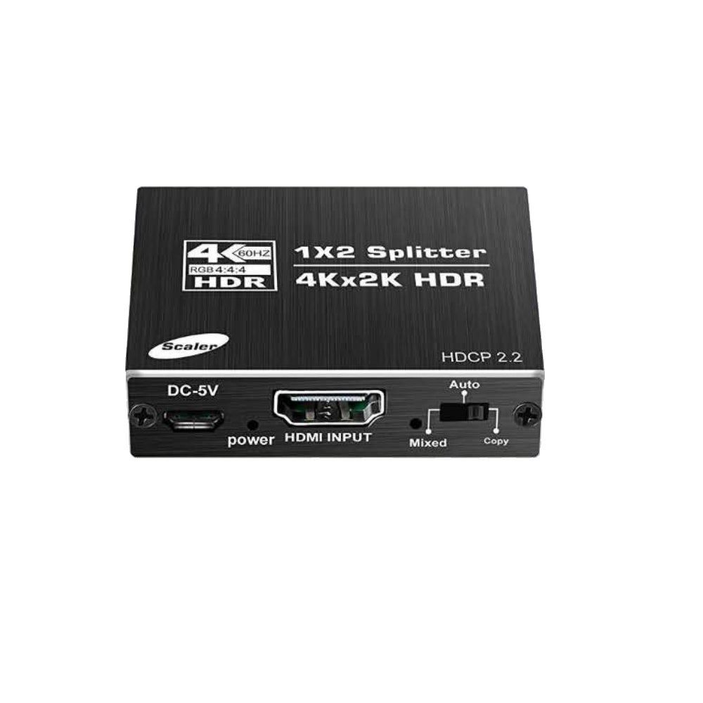CDD HDMI Splitter, 1 Input / 2 Outputs, 3D, 4K x 2K@60Hz, HDCP 2.2, V2.0