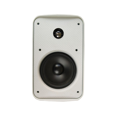 CDD 4 Channel Bluetooth Mini Amplifier 4x30W and 6.5" Outdoor On Wall Speakers (Pair)