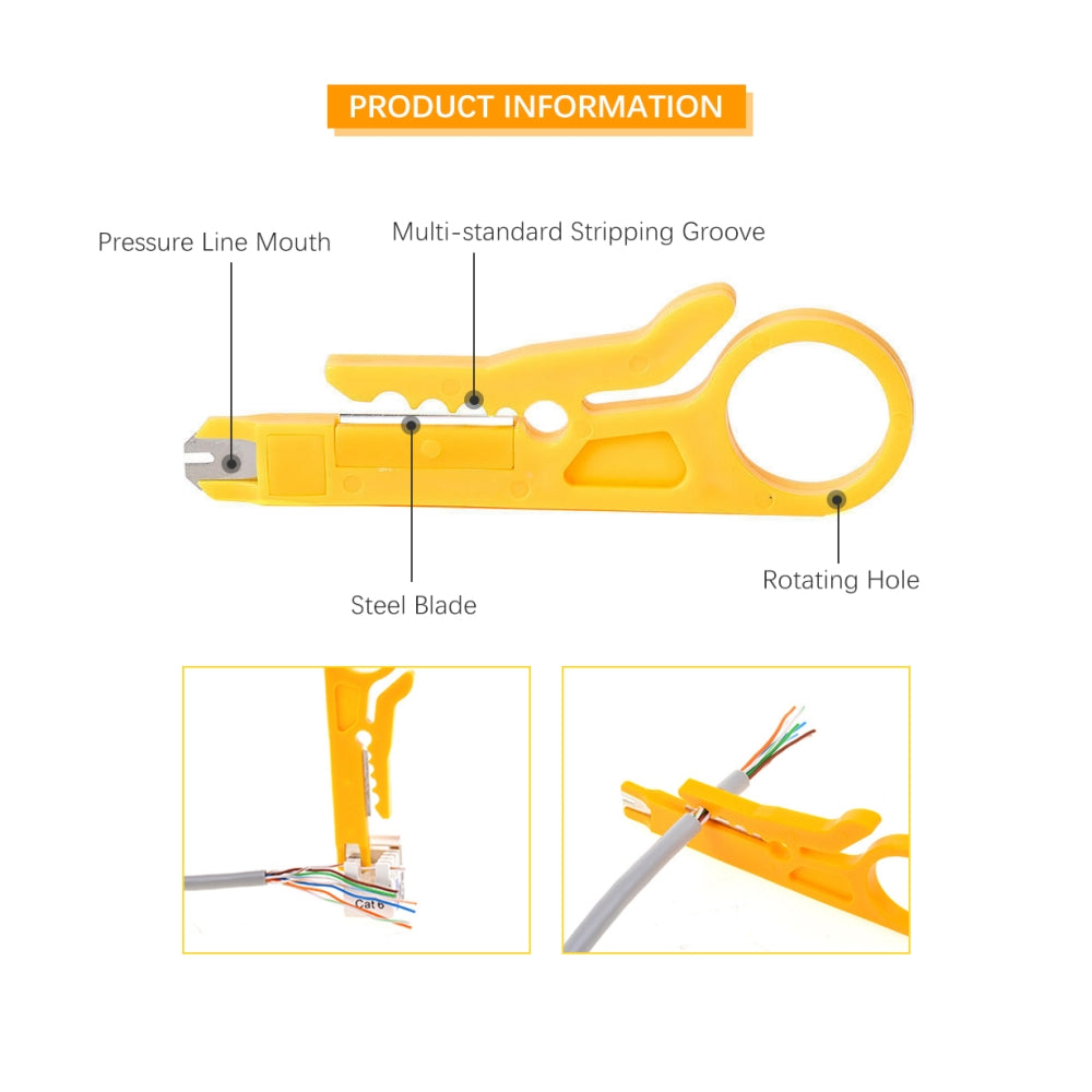 CDD Mini Cable Stripper for Network Cable Cat5/6, Cat3