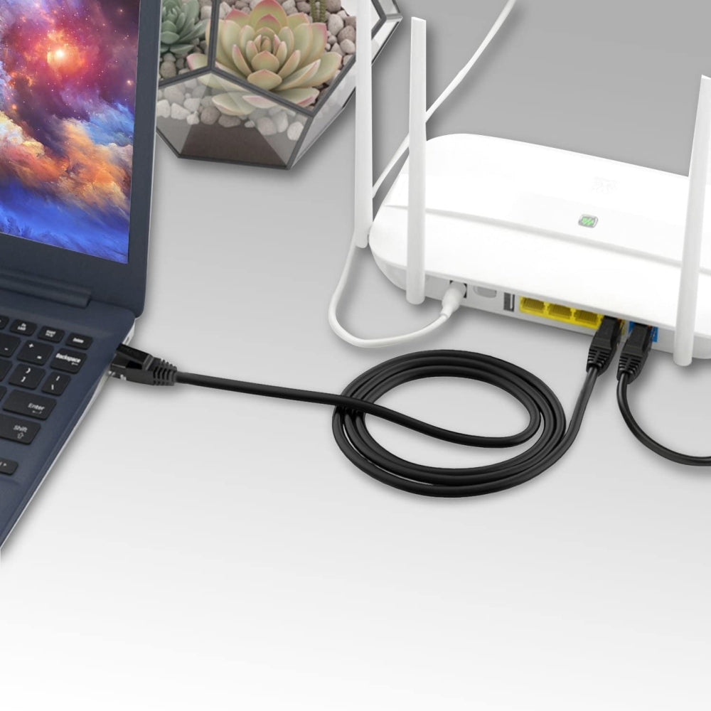 CDD Cat6 UTP 24AWG, 500MHz Patch Ethernet Cable with Snagless RJ45 Connectors, 50 Ft