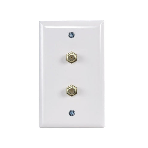 Arlington CED1-1 Cable Wall Plate Insert, Hide Wires, 1-Gang, White