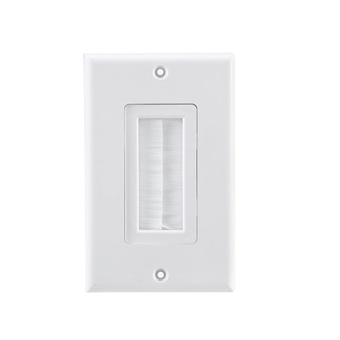 CDD Decorator, Double-Gang Wall Plate - White