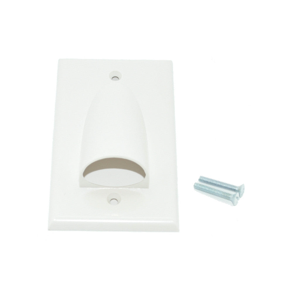 CDD 1 Gang Nose Wall Plate with Large Opening