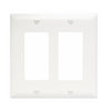 CDD Decorator, Double-Gang Wall Plate - White - 21st Century Entertainment Inc.