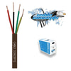Cable Concepts Alarm Cable 22 AWG, 4 C. FT4/CSA, 1000 Ft, Brown