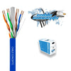 Cable Concepts Cat6A, U/UTP, 23AWG, 550MHz 4 Pr, FT4/CSA, LSZH Sheath, 1000 Ft. Blue
