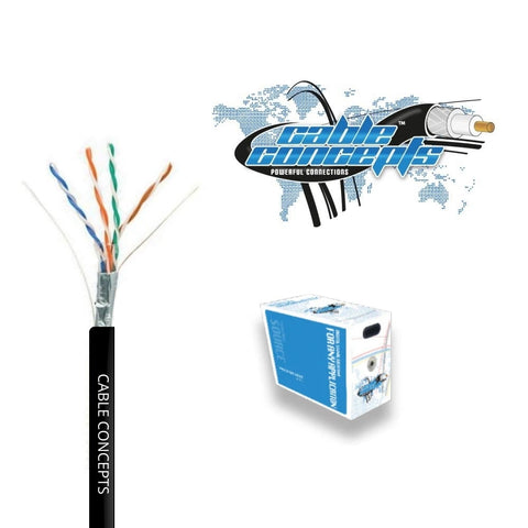 Cable Concepts Low Voltage Cable, 18 AWG, 4 Conductor, FT4/CSA Approved, 1000 Ft, Brown