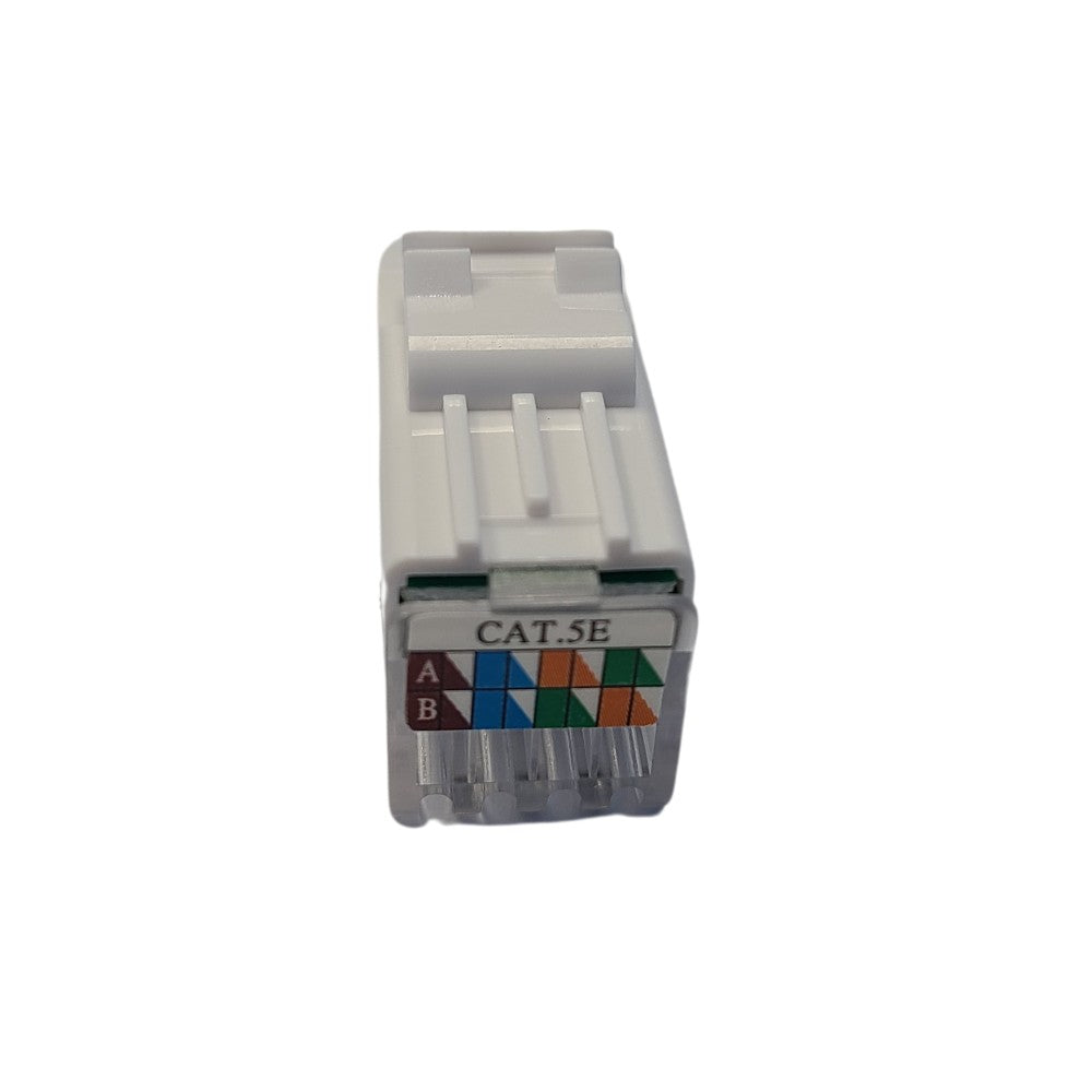CDD Cat5e Tool-Less RJ45 Keystone Internet Jack. White – 21st Century ...