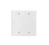 CDD Dual Blank Wall Plate, White