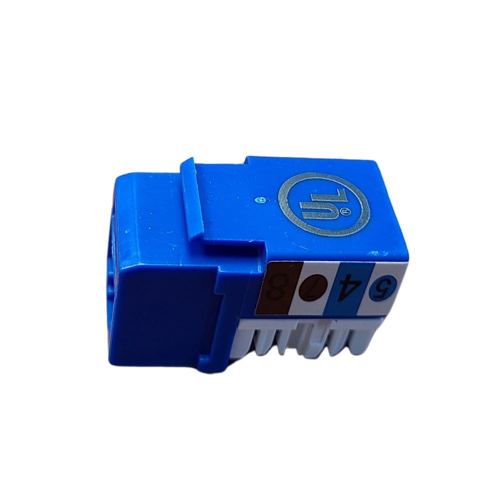 CDD Keystone Cat6 Jack, Blue