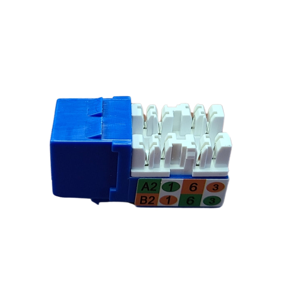 CDD Keystone Cat6 Jack, Blue