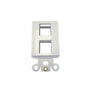 CDD Keystone Decorator Insert, 3 Port, White