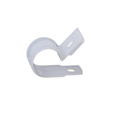 CDD Single Cable Clips with Screw for RG6 Cable, 5/16