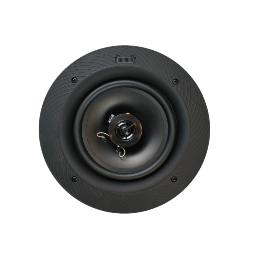 CDD 6.5" In-Ceiling Frameless Speaker, IMPP Cone Woofer, Magnetic Grill (Pair)