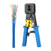 CDD Ratchet Crimp Tool for Cat5e and Cat6 EZ-RJ45 Pass Through Connectors