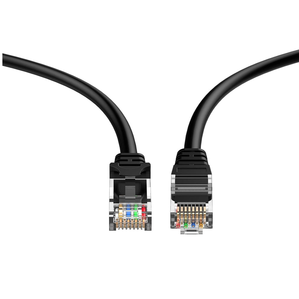 CDD Cat6 UTP 24AWG, 500MHz Patch Ethernet Cable with Snagless RJ45 Connectors, 18 Inches