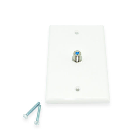 CDD Keystone Wall Plate 1 Cavity, White