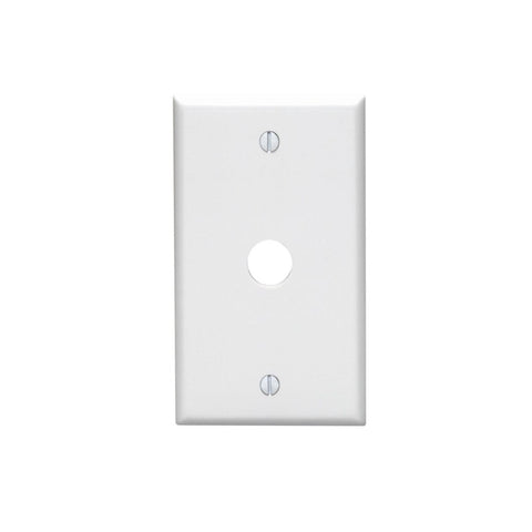 CDD Wall Plate with w/Dual 1.0 Ghz F-81 Connectors, White