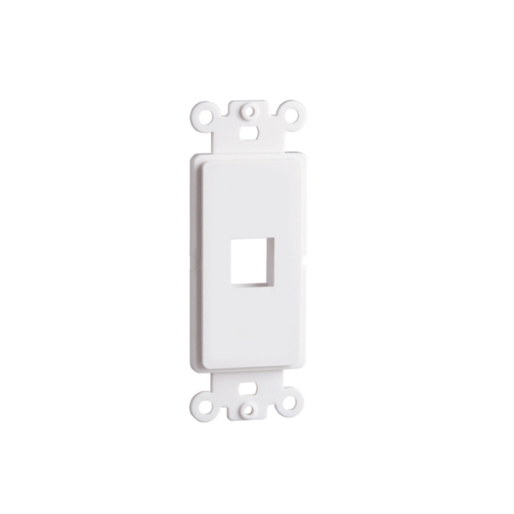 CDD Keystone Decorator Insert, 1 Port, White – 21st Century ...