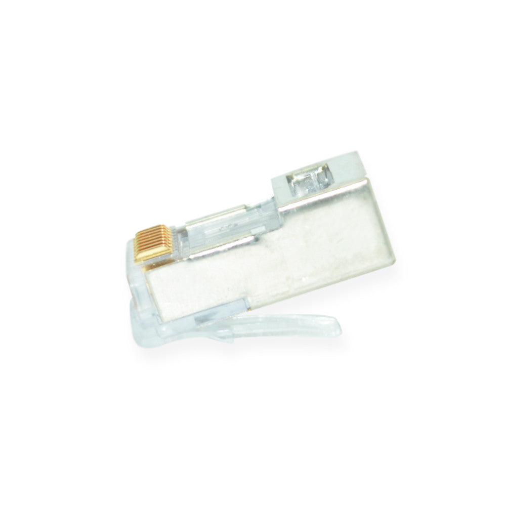 CDD Cat6 EZ-RJ45 Shielded Pass Through Modular Voice Data Connector, Pack of 50 - 21st Century Entertainment Inc.