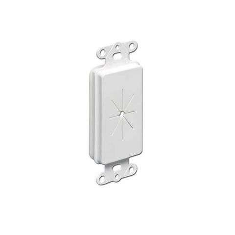 CDD Wall Plate w/Dual 3.0 Ghz F-81 Connector, White