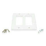 CDD Decorator, Double-Gang Wall Plate - White - 21st Century Entertainment Inc.
