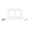 CDD Decorator, Double-Gang Wall Plate - White - 21st Century Entertainment Inc.